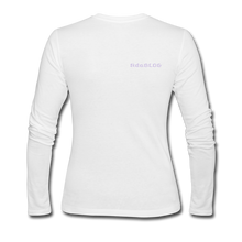 Load image into Gallery viewer, NdaBLDG Women&#39;s Long Sleeve Jersey T-Shirt - white

