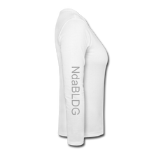 Load image into Gallery viewer, NdaBLDG Women&#39;s Long Sleeve Jersey T-Shirt - white
