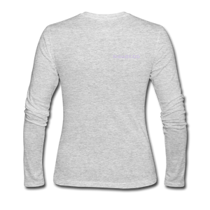 NdaBLDG Women's Long Sleeve Jersey T-Shirt - gray