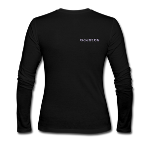 NdaBLDG Women's Long Sleeve Jersey T-Shirt - black