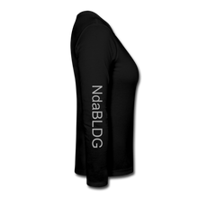 Load image into Gallery viewer, NdaBLDG Women&#39;s Long Sleeve Jersey T-Shirt - black
