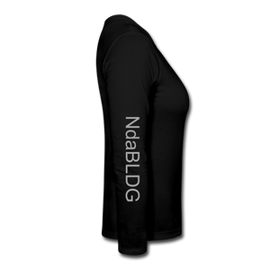 NdaBLDG Women's Long Sleeve Jersey T-Shirt - black