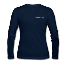 Load image into Gallery viewer, NdaBLDG Women&#39;s Long Sleeve Jersey T-Shirt - navy
