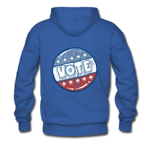 Load image into Gallery viewer, Men&#39;s Hoodie &quot;VOTE&quot; - royal blue
