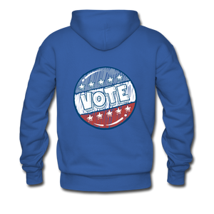 Men's Hoodie "VOTE" - royal blue