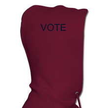 Load image into Gallery viewer, Men&#39;s Hoodie &quot;VOTE&quot; - burgundy
