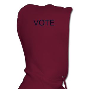 Men's Hoodie "VOTE" - burgundy