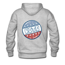 Load image into Gallery viewer, Men&#39;s Hoodie &quot;VOTE&quot; - heather gray
