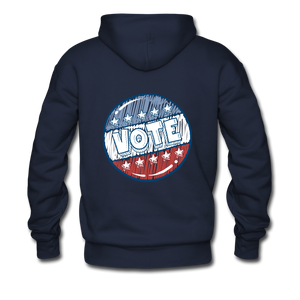Men's Hoodie "VOTE" - navy