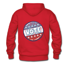 Load image into Gallery viewer, Men&#39;s Hoodie &quot;VOTE&quot; - red
