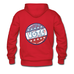 Men's Hoodie "VOTE" - red