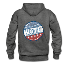 Load image into Gallery viewer, Men&#39;s Hoodie &quot;VOTE&quot; - charcoal gray
