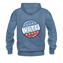 Load image into Gallery viewer, Men&#39;s Hoodie &quot;VOTE&quot; - denim blue

