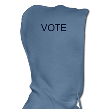 Load image into Gallery viewer, Men&#39;s Hoodie &quot;VOTE&quot; - denim blue
