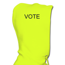 Load image into Gallery viewer, Men&#39;s Hoodie &quot;VOTE&quot; - safety green
