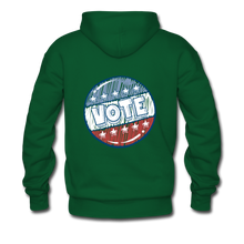 Load image into Gallery viewer, Men&#39;s Hoodie &quot;VOTE&quot; - forest green
