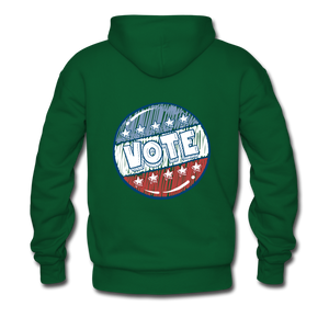 Men's Hoodie "VOTE" - forest green