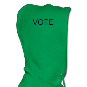 Men's Hoodie "VOTE" - kelly green