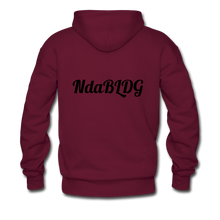 Load image into Gallery viewer, NdaBLDG &quot;HOME STATE&quot; Men&#39;s Hoodie - burgundy
