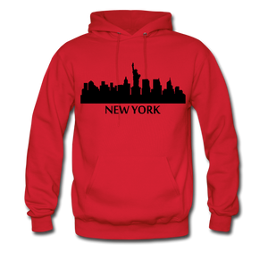 NdaBLDG "HOME STATE" Men's Hoodie - red