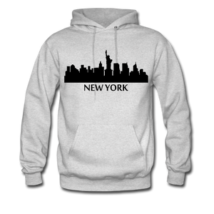 NdaBLDG "HOME STATE" Men's Hoodie - ash 