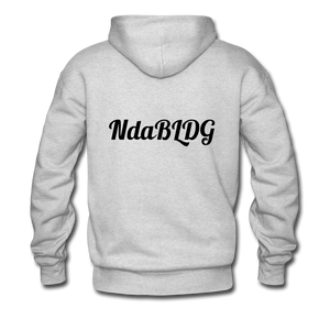 NdaBLDG "HOME STATE" Men's Hoodie - ash 