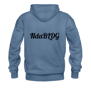 NdaBLDG "HOME STATE" Men's Hoodie - denim blue