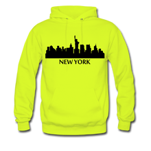Load image into Gallery viewer, NdaBLDG &quot;HOME STATE&quot; Men&#39;s Hoodie - safety green
