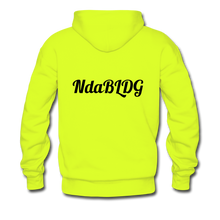 Load image into Gallery viewer, NdaBLDG &quot;HOME STATE&quot; Men&#39;s Hoodie - safety green
