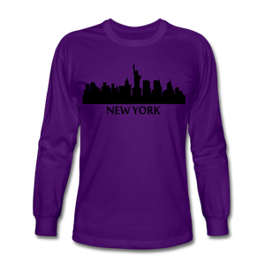 NdaBLDG Men's Long Sleeve T-Shirt - purple