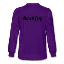 Load image into Gallery viewer, NdaBLDG Men&#39;s Long Sleeve T-Shirt - purple
