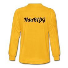Load image into Gallery viewer, NdaBLDG Men&#39;s Long Sleeve T-Shirt - gold
