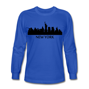 NdaBLDG Men's Long Sleeve T-Shirt - royal blue