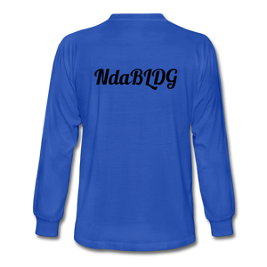 NdaBLDG Men's Long Sleeve T-Shirt - royal blue