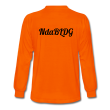 Load image into Gallery viewer, NdaBLDG Men&#39;s Long Sleeve T-Shirt - orange
