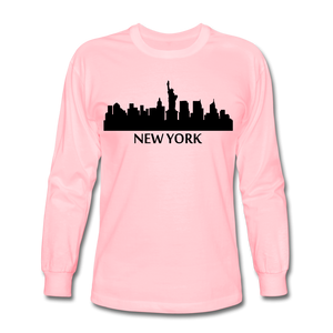 NdaBLDG Men's Long Sleeve T-Shirt - pink