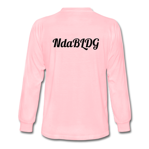 NdaBLDG Men's Long Sleeve T-Shirt - pink