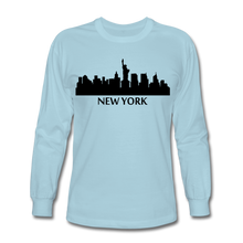 Load image into Gallery viewer, NdaBLDG Men&#39;s Long Sleeve T-Shirt - powder blue
