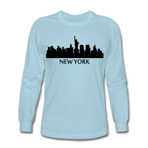 NdaBLDG Men's Long Sleeve T-Shirt - powder blue