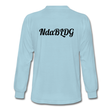 Load image into Gallery viewer, NdaBLDG Men&#39;s Long Sleeve T-Shirt - powder blue
