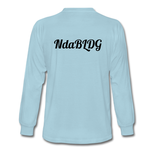 NdaBLDG Men's Long Sleeve T-Shirt - powder blue