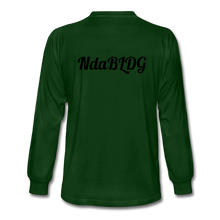 Load image into Gallery viewer, NdaBLDG Men&#39;s Long Sleeve T-Shirt - forest green
