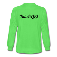 Load image into Gallery viewer, NdaBLDG Men&#39;s Long Sleeve T-Shirt - kiwi
