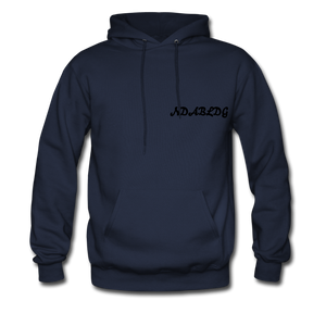 'LADIES LOVE ME " Men's NDABLDG HOODIE - navy