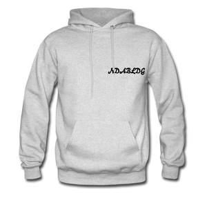 'LADIES LOVE ME " Men's NDABLDG HOODIE - ash 