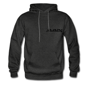 'LADIES LOVE ME " Men's NDABLDG HOODIE - charcoal gray