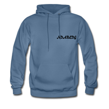 Load image into Gallery viewer, &#39;LADIES LOVE ME &quot; Men&#39;s NDABLDG HOODIE - denim blue
