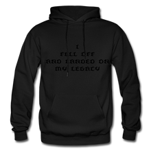Load image into Gallery viewer, Landed on my legacy Men&#39;s Hoodie - black
