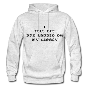 Landed on my legacy Men's Hoodie - light heather gray