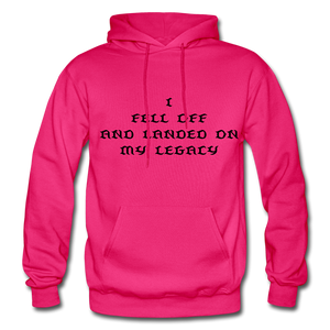 Landed on my legacy Men's Hoodie - fuchsia